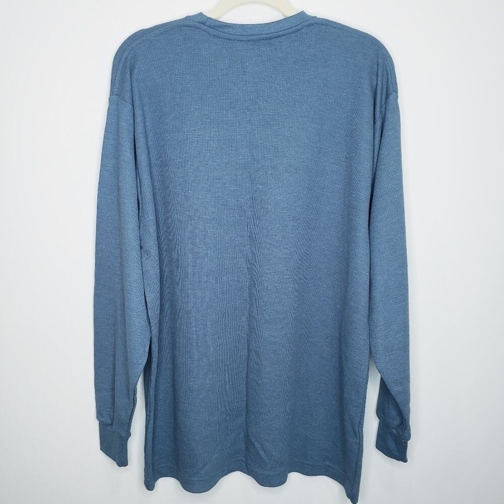 Long Sleeve Thermal Shirt Large Blue Galaxy by Harvic NEW - Picture 3 of 6